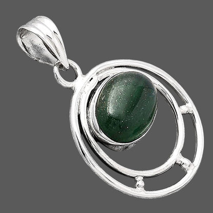 Natural Green Aventurine Pendant P-1712 SDP154336