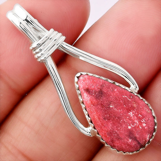 Natural Pink Thulite - Norway Pendant P-1587 SDP154348