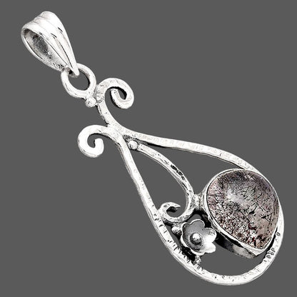 Natural Lepidocrocite In Quartz Pendant P-1714 SDP154352