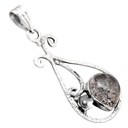 Natural Lepidocrocite In Quartz Pendant P-1714 SDP154352