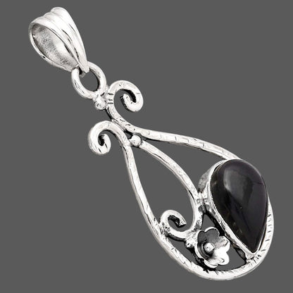 Natural Tektite Cab - Greek Pendant P-1714 SDP154358