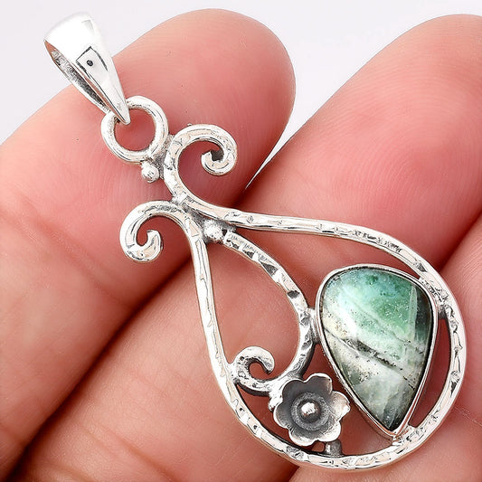 Dendritic Chrysoprase - Africa Pendant P-1714 SDP154362