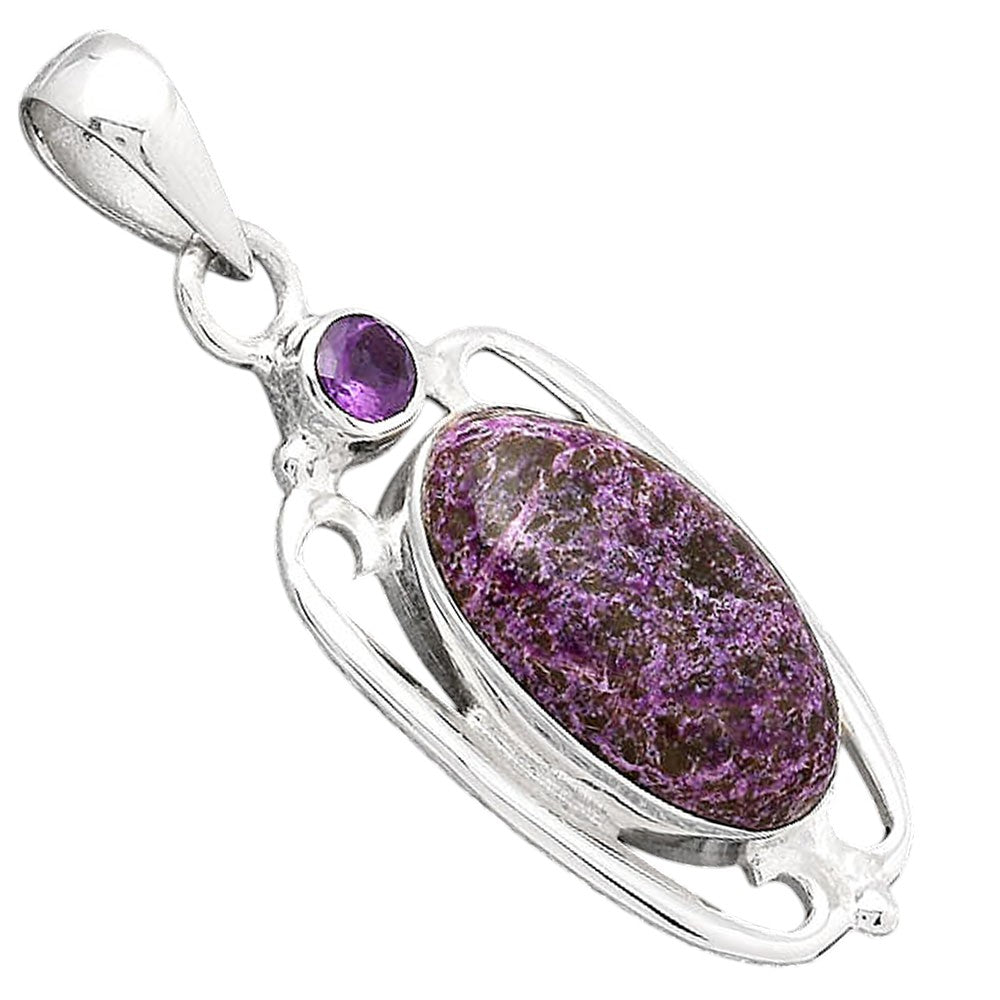 Purpurite - South Africa and Amethyst Pendant P-1623 SDP154364