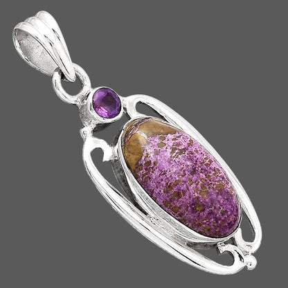 Purpurite - South Africa and Amethyst Pendant P-1623 SDP154369