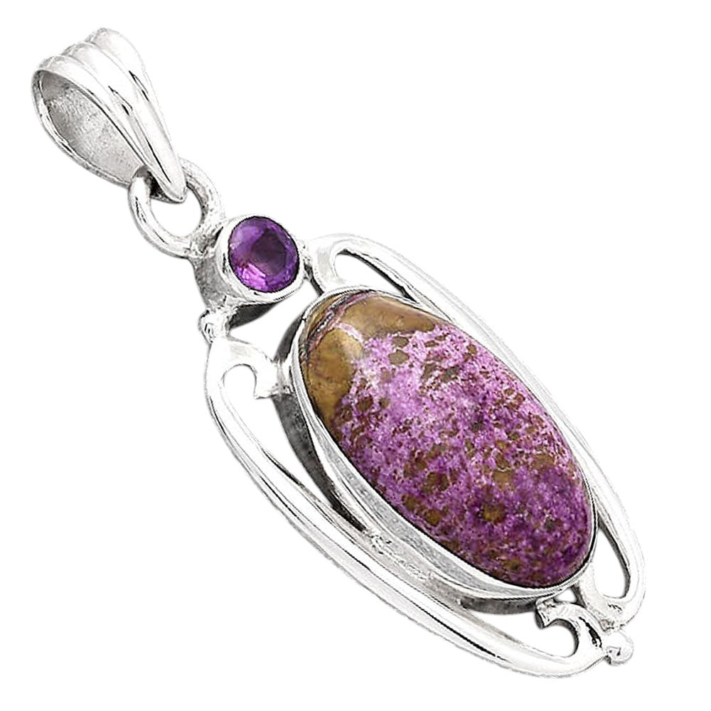 Purpurite - South Africa and Amethyst Pendant P-1623 SDP154369