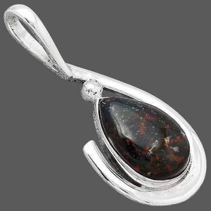 Natural Blood Stone - India Pendant P-1717 SDP154374