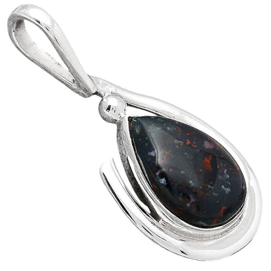 Natural Blood Stone - India Pendant P-1717 SDP154375