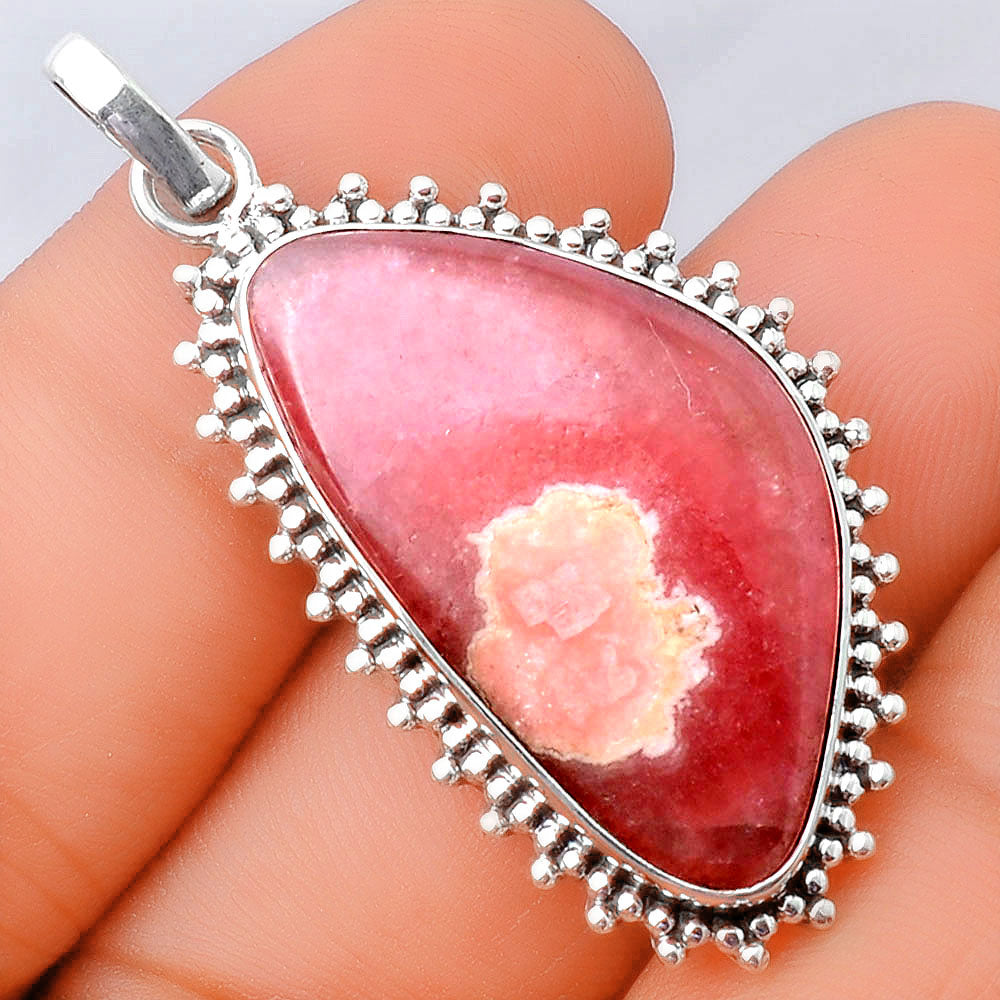 Natural Rhodochrosite Argentina Pendant P-1066 SDP154416
