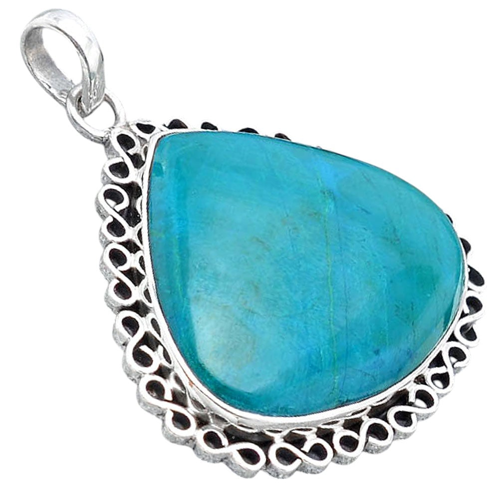 Natural Azurite Chrysocolla Pendant P-1069 SDP154418