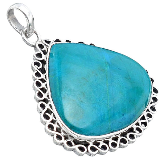 Natural Azurite Chrysocolla Pendant P-1069 SDP154418