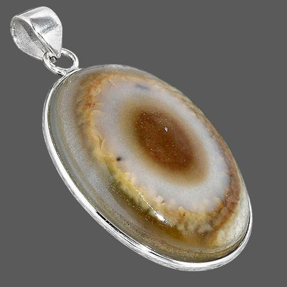 Yellow Botswana Eye Pendant P-1001 SDP154446