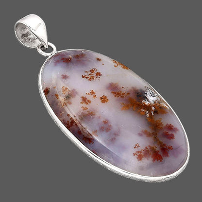 Natural Robinson Ranch Plume Agate Pendant P-1001 SDP154450
