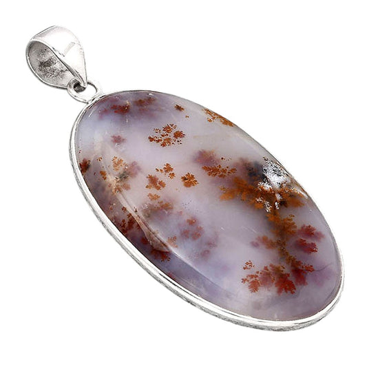 Natural Robinson Ranch Plume Agate Pendant P-1001 SDP154450