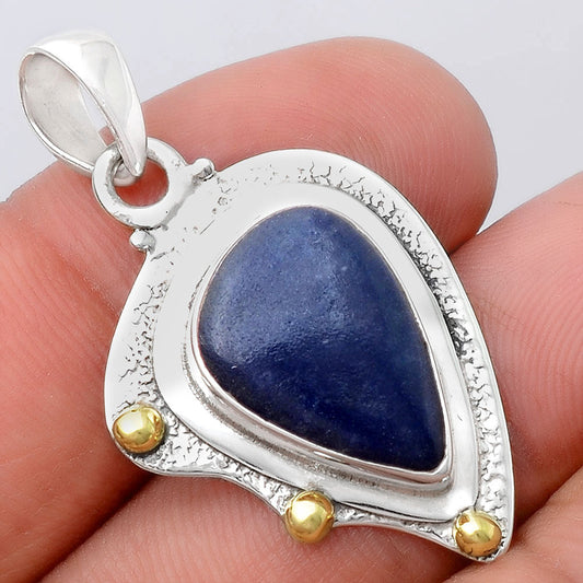 Natural Dumortierite Quartz Pendant P-1498 SDP154467