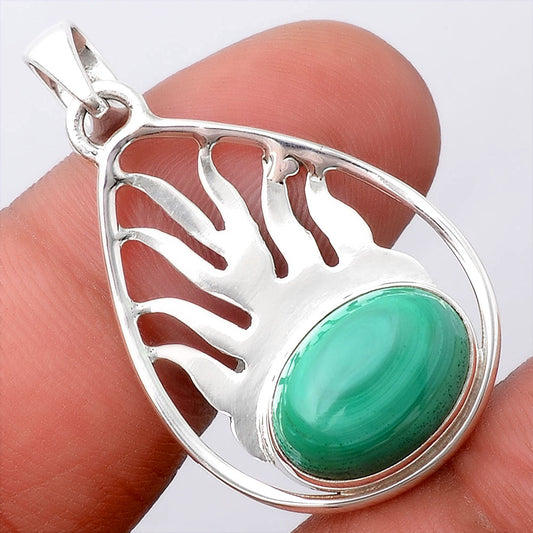 Fire Flame - Malachite Eye - Congo Pendant P-1209 SDP154484