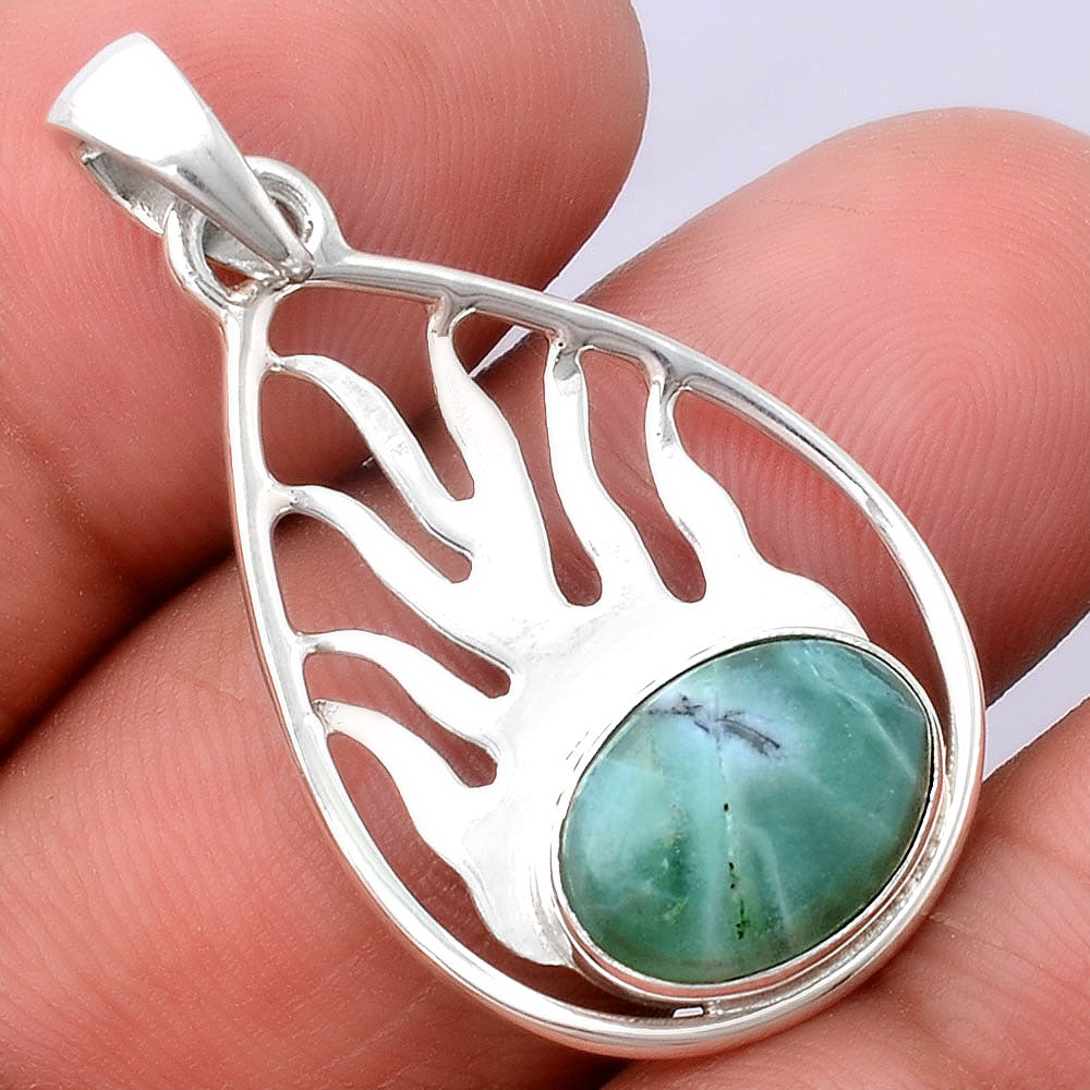 Fire Flame - Dendritic Chrysoprase - Africa Pendant P-1209 SDP154486