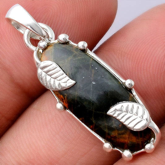 Natural Turkish Rainforest Chrysocolla Pendant P-1226 SDP154494