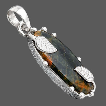 Natural Turkish Rainforest Chrysocolla Pendant P-1226 SDP154494