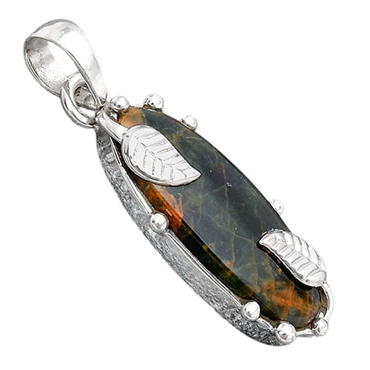 Natural Turkish Rainforest Chrysocolla Pendant P-1226 SDP154494