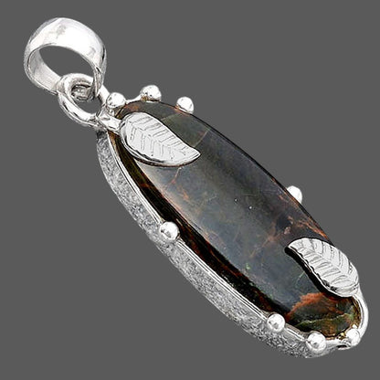 Natural Turkish Rainforest Chrysocolla Pendant P-1226 SDP154497