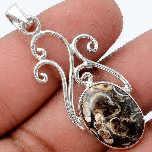 Natural Turtella Jasper - USA Pendant P-1358 SDP154506