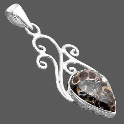 Natural Turtella Jasper - USA Pendant P-1358 SDP154511