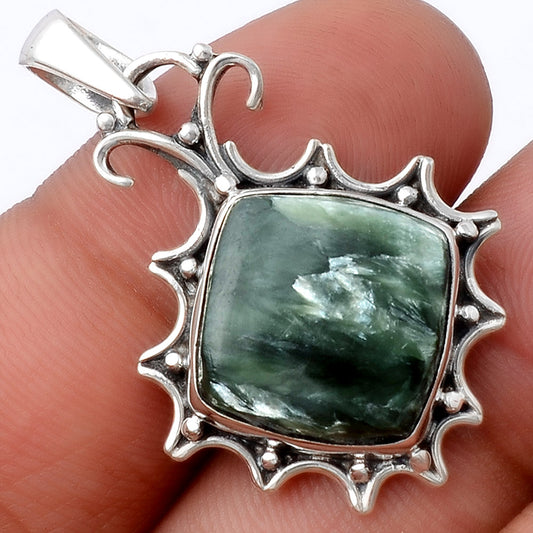 Natural Russian Seraphinite Pendant P-1249 SDP154534