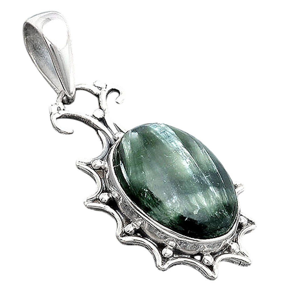 Natural Russian Seraphinite Pendant P-1249 SDP154535