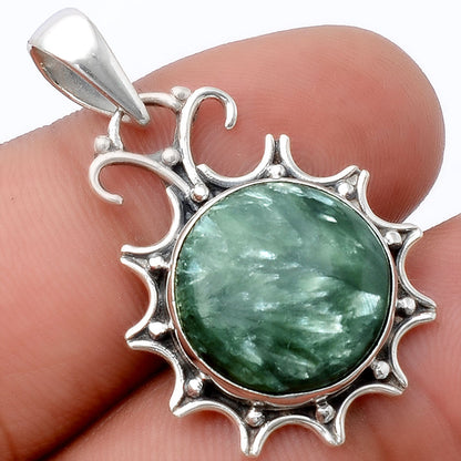 Natural Russian Seraphinite Pendant P-1249 SDP154545