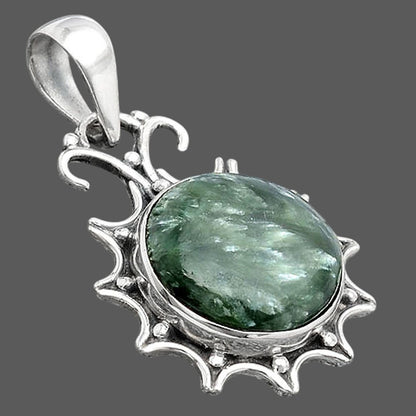 Natural Russian Seraphinite Pendant P-1249 SDP154545