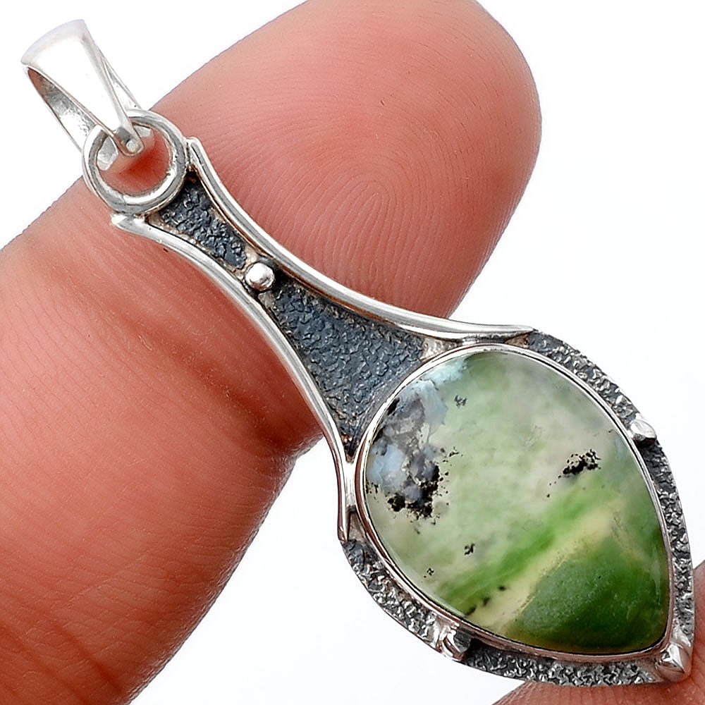 Dendritic Chrysoprase - Africa Pendant P-1715 SDP154567