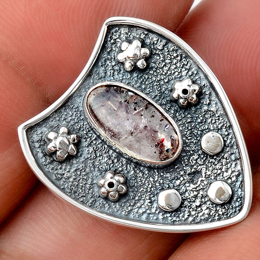 Natural Lepidocrocite In Quartz Pendant P-1477 SDP154577