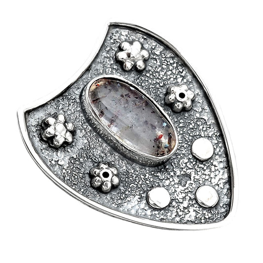 Natural Lepidocrocite In Quartz Pendant P-1477 SDP154577