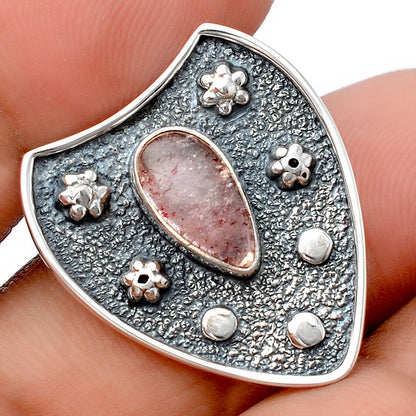 Natural Lepidocrocite In Quartz Pendant P-1477 SDP154578