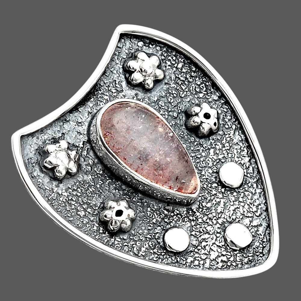 Natural Lepidocrocite In Quartz Pendant P-1477 SDP154578