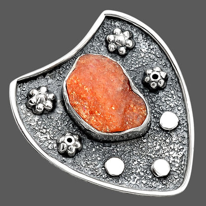 Natural Sunstone Rough Pendant P-1477 SDP154582