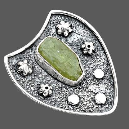 Natural Green Kyanite Rough - India Pendant P-1477 SDP154583