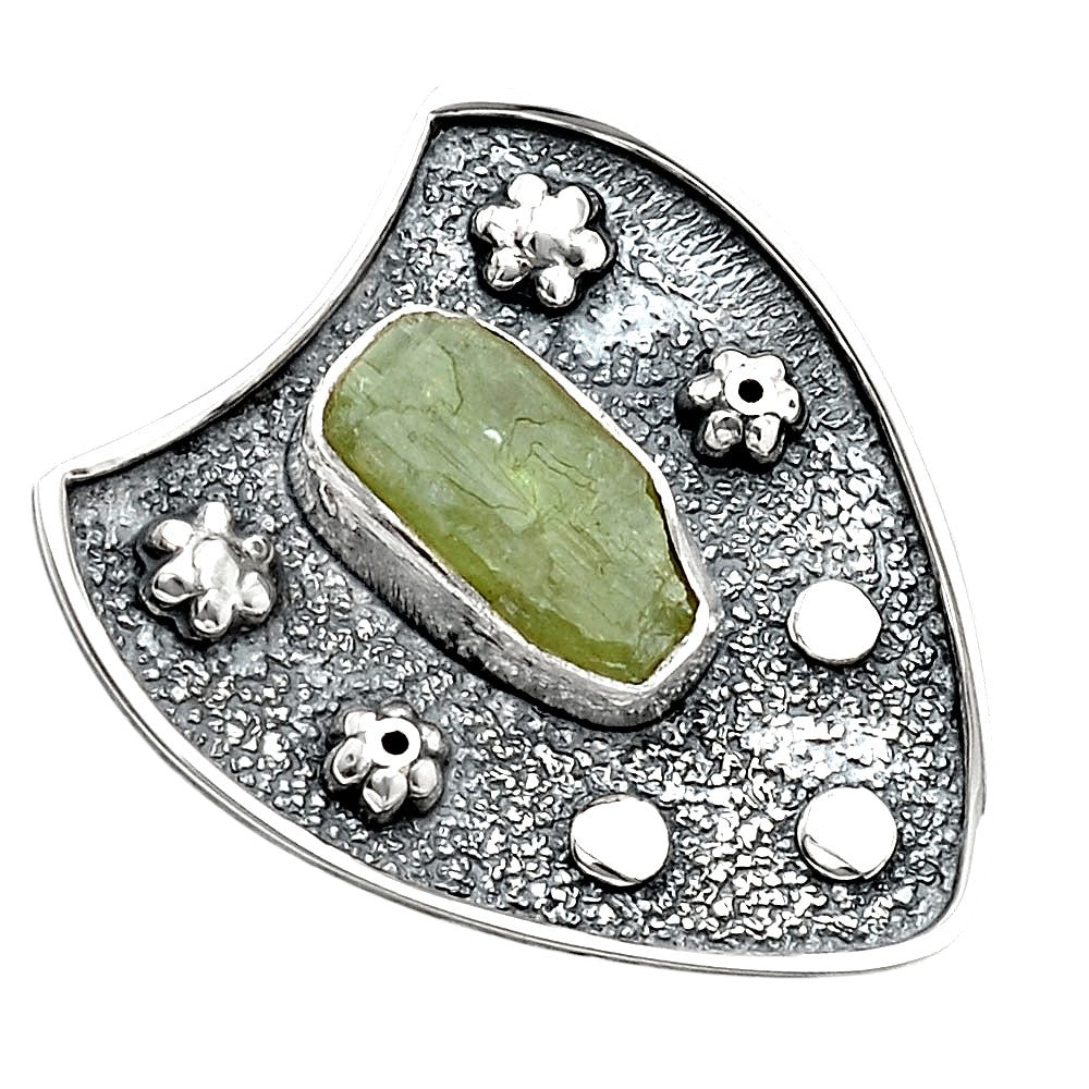 Natural Green Kyanite Rough - India Pendant P-1477 SDP154583