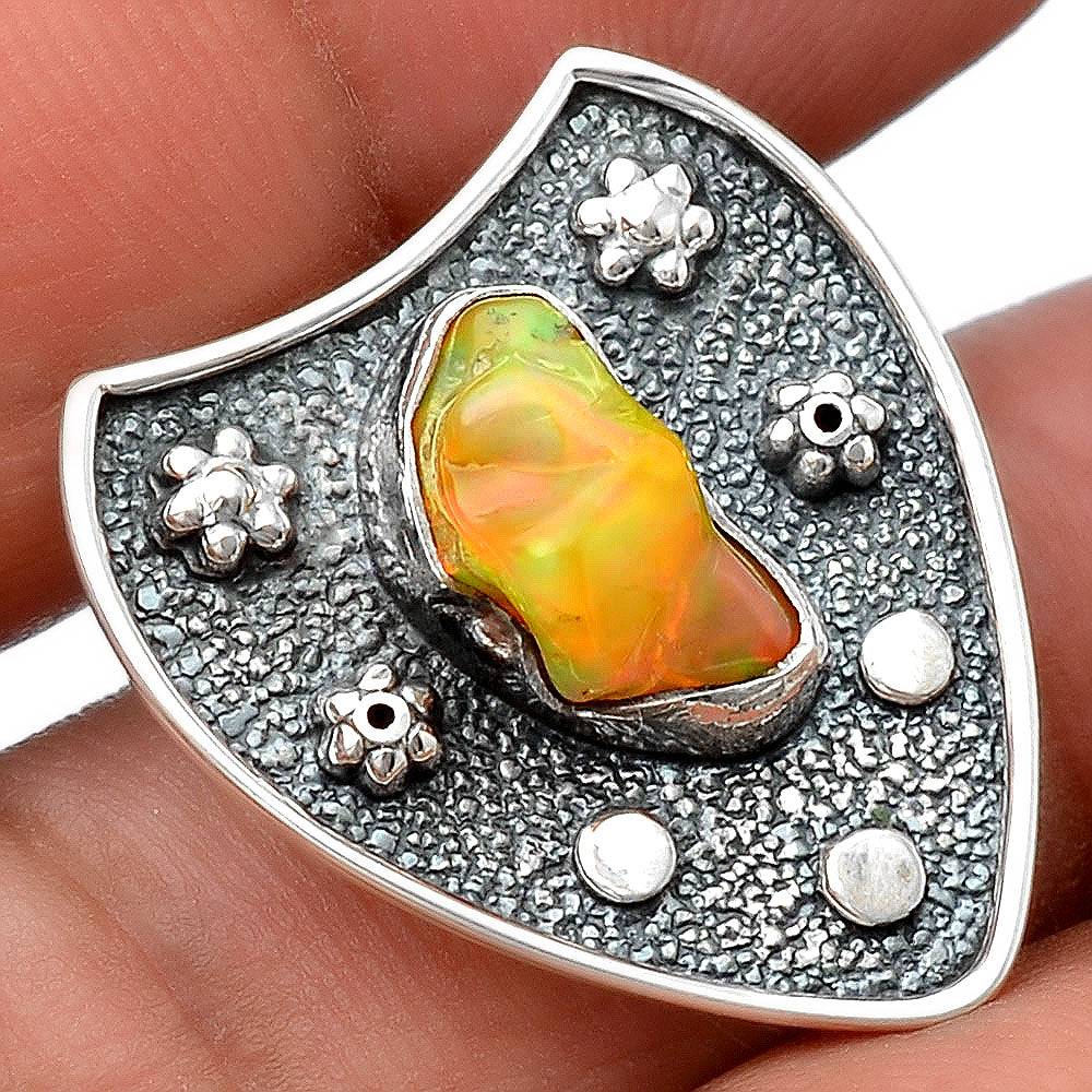 Natural Ethiopian Opal Rough Pendant P-1477 SDP154588