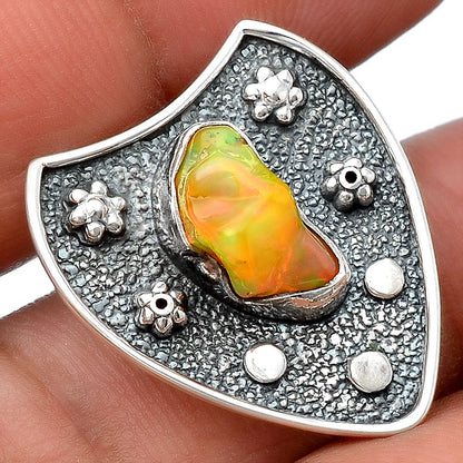 Natural Ethiopian Opal Rough Pendant P-1477 SDP154588