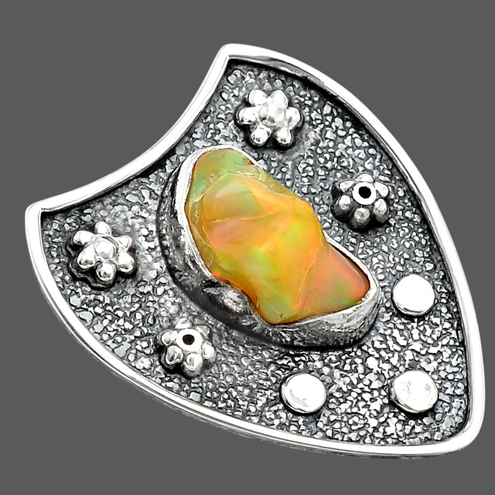 Natural Ethiopian Opal Rough Pendant P-1477 SDP154588