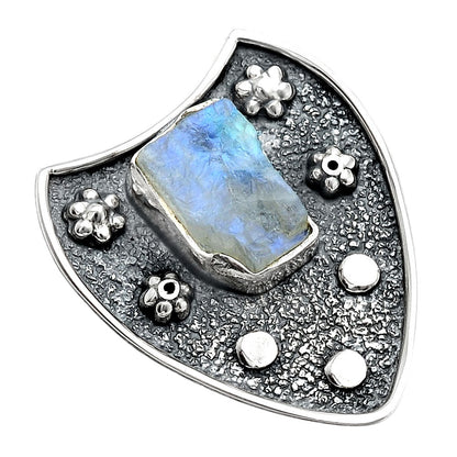 Rainbow Moonstone Rough - India Pendant P-1477 SDP154590