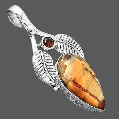 Natural Cherry Creek and Garnet Pendant P-1416 SDP154597