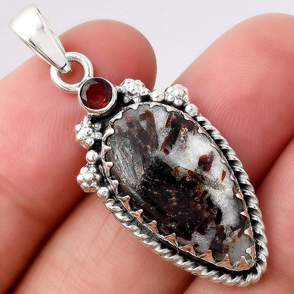 Astrophyllite - Russia and Garnet Pendant P-1482 SDP154603