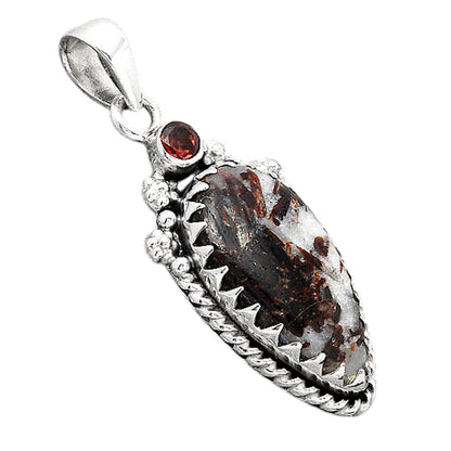 Astrophyllite - Russia and Garnet Pendant P-1482 SDP154603