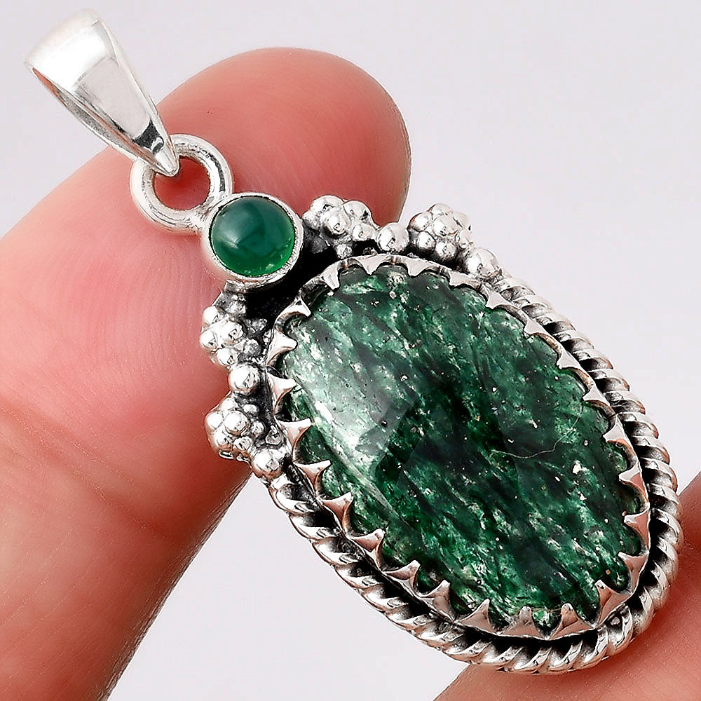 Green Aventurine and Green Onyx Pendant P-1482 SDP154606