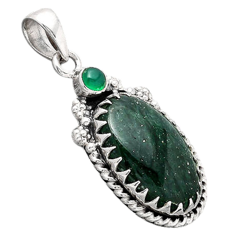 Green Aventurine and Green Onyx Pendant P-1482 SDP154606