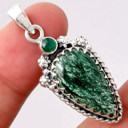Green Aventurine and Green Onyx Pendant P-1482 SDP154608