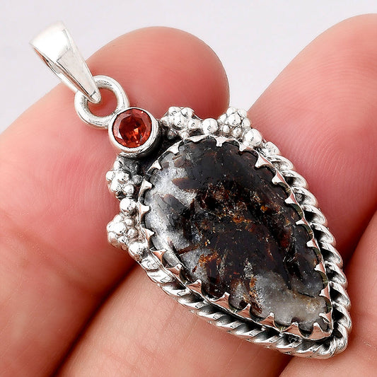 Astrophyllite - Russia and Garnet Pendant P-1482 SDP154610