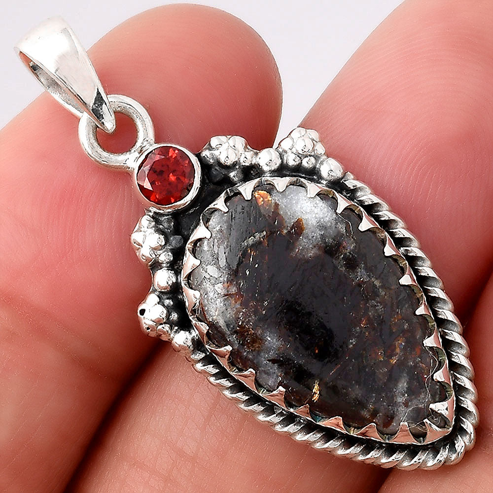 Astrophyllite - Russia and Garnet Pendant P-1482 SDP154612